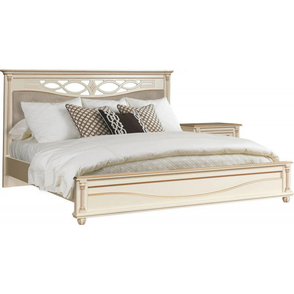 Кровать двойная «Валенсия Классик» с мягким изголовьем Кровать двойная «Валенсия Классик» с мягким изголовьем