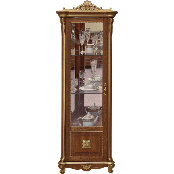 Шкаф-витрина «Алези Люкс» П1.349.0.08-01 (П350.08-01л) Шкаф-витрина «Алези Люкс» П1.349.0.08-01 (П350.08-01л)