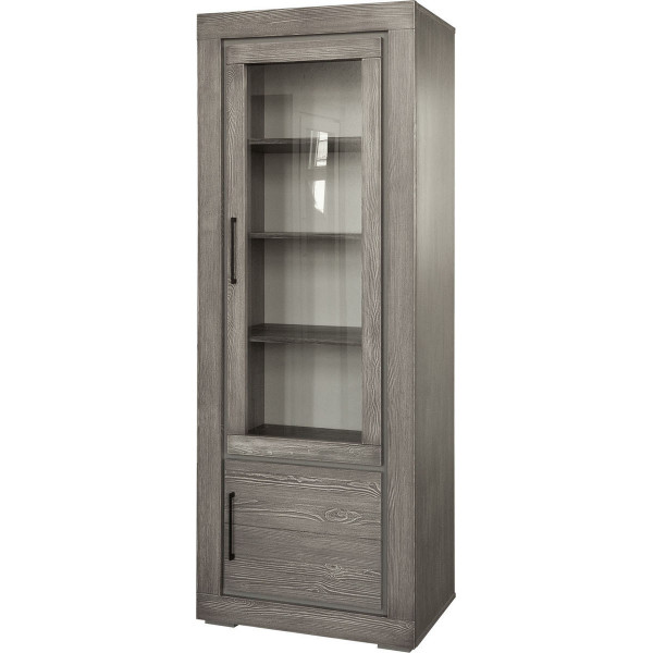 Шкаф с витриной «Байс» БМ2.791.0.05(2619Бр) - sale