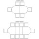Стол обеденный «Атлант» П4.191.4.01 (П191.01) Стол обеденный «Атлант» П4.191.4.01 (П191.01)